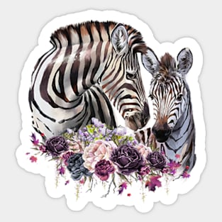 Sweet Mama Zebra Sticker